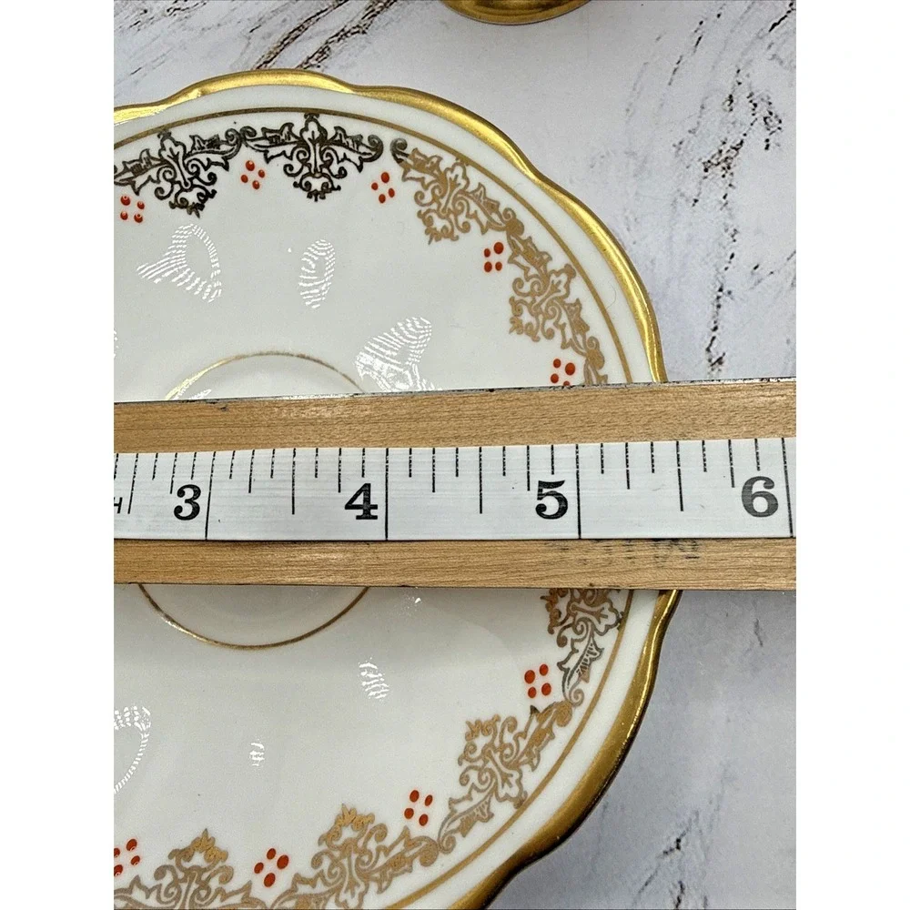 Bell Fine Bone China‎ Made In England Footed Cup and Saucer 4144